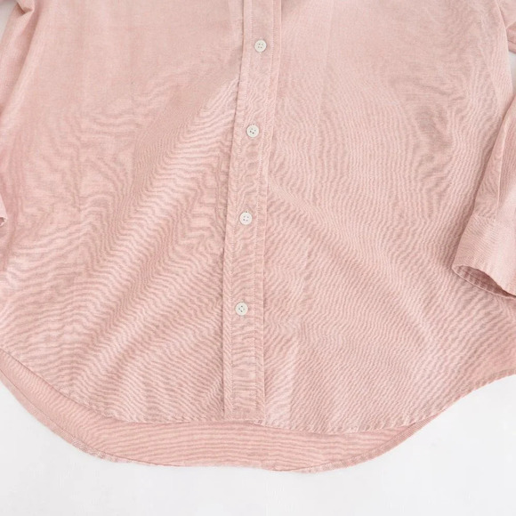 Vintage Bremare Pink Long Sleeve 70% Cotton  Button Up Shirt Size Medium - Picture 7 of 12